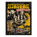 Cuadro Scorpions Wind Of Change Rock Arte Banda Musica Marco Negro