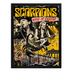Cuadro Scorpions Wind Of Change Rock Arte Banda Musica Marco Negro