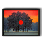 Cuadro Magritte Pinturas Surrealismo Arte Obras Decoracion The Banquet Marco Negro