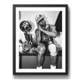 Cuadro Stephen Curry Golden State Warriors Basket Baloncesto Marco Negro