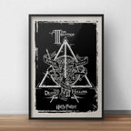Cuadro Harry Potter Tale Of Three Brothers Decoracion Geek