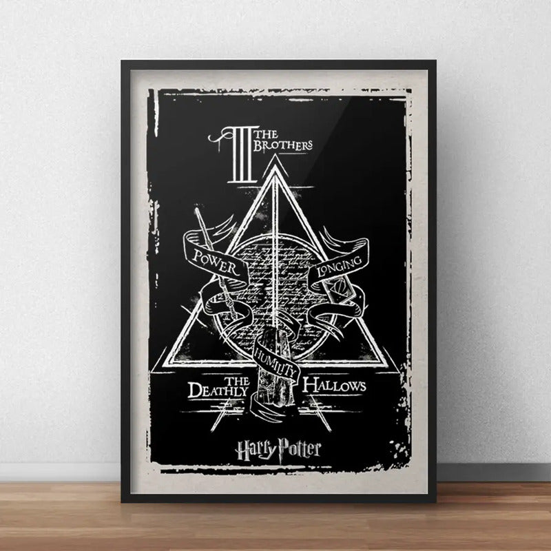Cuadro Harry Potter Tale Of Three Brothers Decoracion Geek