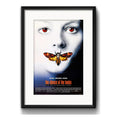 Cuadro El Silencio De Los Inocentes Silence Lambs C Paspartu Marco Negro