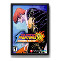 Cuadro King Of Fighters 98 Game Retro Videojuego Gamer Marco Negro