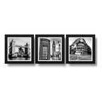 Set 3 Cuadros Londres Big Ben Tower Bridge Piccadilly Decora
