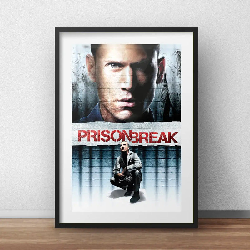 Cuadro Prison Break El Dilema Del Prisionero Con Paspartú Marco Negro