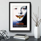 Cuadro El Silencio De Los Inocentes Silence Lambs C Paspartu Marco Negro