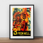 Cuadro 3 From Hell Rob Zombie Pelicula Terror Con Paspartú Marco Negro