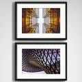 Set 2 Cuadros Arquitectura Moderna Decoracion 2 Con Paspartú
