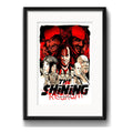 Cuadro El Resplandor The Shining Pelicula Terror B3 Paspartú Marco Negro