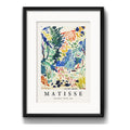 Cuadro Matisse Exposicion Abstracto Br5 53x43cm Con Paspartú Marco Negro