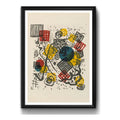 Cuadro Kandinsky Pinturas Arte Abstracto Obras Decoracion Small Worlds Marco Negro