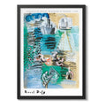 Cuadro Raoul Dufy Pintura Fauvismo Abstracto Arte Decoracion Composition Marine Baigneusus Et Pêcheur Marco Negro