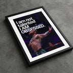 Cuadro Conor Mcgregor Frase Motivacional Deporte Mma Ufc Gym Marco Negro