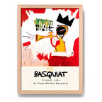 Cuadro Jean Michel Basquiat Trumpet Arte Urbano Marco Oak Marco Marrón Claro