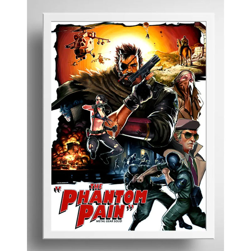 Cuadro Phantom Pain Metal Gear Game Video Juego Decoracion