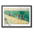 Cuadro Raoul Dufy Pintura Fauvismo Abstracto Arte Decoracion Les Pêcheurs À La Ligne Marco Negro