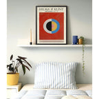 Cuadro Dormitorio Living Hilma Klint El Cisne N. 17 Museo Marco Negro