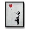 Cuadro Niña Con Globo Banksy Arte Urbano Callejera Decora