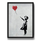 Cuadro Niña Con Globo Banksy Arte Urbano Callejera Decora