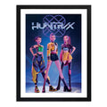 Cuadro K-pop Demon Hunters Huntrix Guardianas Kpop Pelicula Marco Negro
