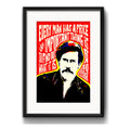 Cuadro Pablo Escobar Frase Pop Art Decoracion Con Paspartú