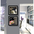 Set 2 Cuadros Batman Baño Superhéroe Comics Arte Decoracion