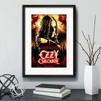 Cuadro Ozzy Osbourne Heavy Metal Rock Decoracion C/ Paspartú Marco Negro