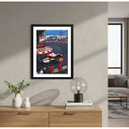 Cuadro Ayrton Senna Monaco 1992 Formula 1 Foto Icônica F1 Marco Negro