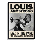 Cuadro Concierto Blues Jazz Nina Bb King Musica Decoracion Louis Armstrong Marco Negro