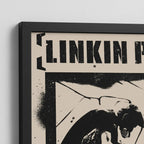 Cuadro Linkin Park Meteora Album Nu Metal Rock Musica Marco Negro