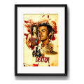 Cuadro Dexter Serie Tv Arte Decoracion Con Paspartú Marco Negro