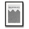 Cuadro Bauhaus Exposicion 1919 Arte Br1 53x43cm Con Paspartú Marco Negro