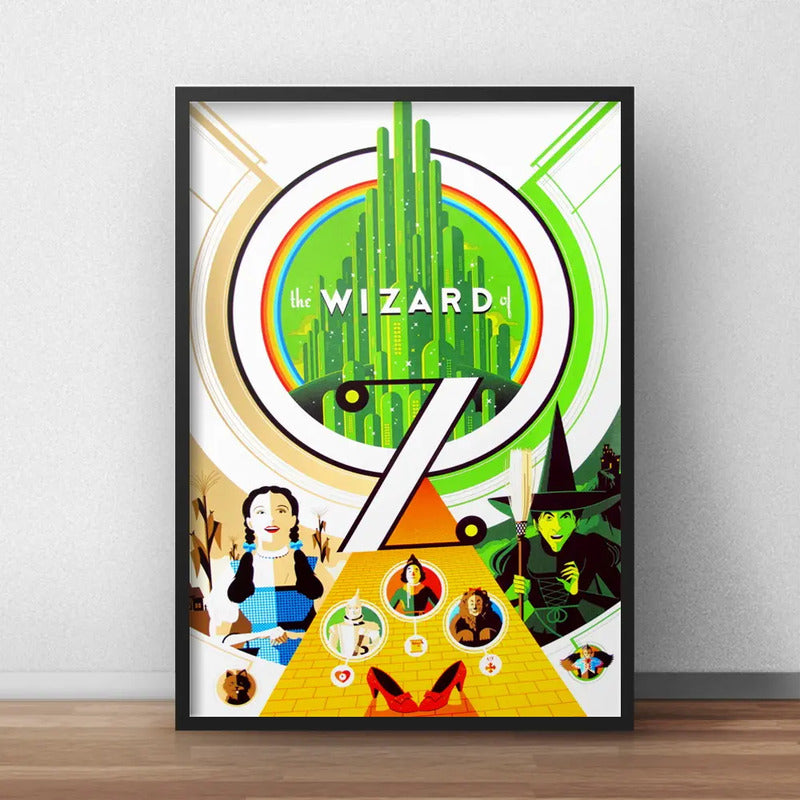 Cuadro El Mago De Oz Pop Art Pelicula Retro Decoracion