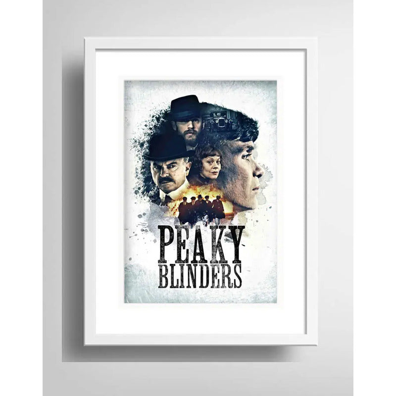 Cuadro Peaky Blinders Serie Tv Art Decoracion Con Paspartú