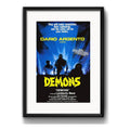 Cuadro Demons Demonio Dario Argento Pelicula Terror Paspartú Marco Negro