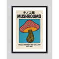 Cuadro Yayoi Kusama Cucumelo Hongos Osaka Arte Japones Marco Negro