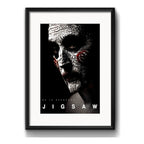 Cuadro Saw El Juego Del Miedo Pelicula Terror 2 Con Paspartú Marco Negro