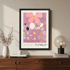 Cuadro Dormitorio Living Hilma Klint Adultez N. 5 Signature Marco Negro