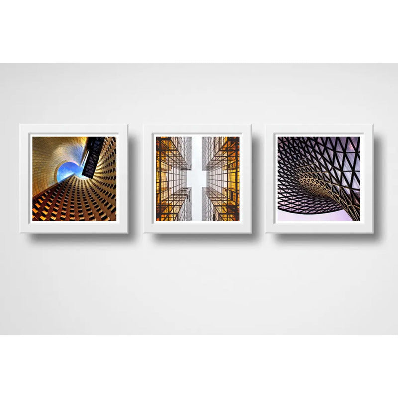 Set 3 Cuadros Arquitectura Moderna Decoracion Estudio Brs2
