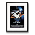 Cuadro Gremlins Gizmo Steven Spielberg Poster Con Paspartú Gremlins 1 Negro