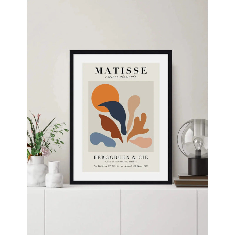 Cuadro Matisse Pinturas Modernas Arte Abstracto Decoracion Matisse 1 Negro