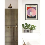 Cuadro Dormitorio Living Hilma Klint Las Palomas N. 2 Museo Marco Negro