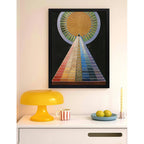 Cuadro Dormitorio Living Hilma Af Klint Arte Altarpiece N. 1 Marco Negro