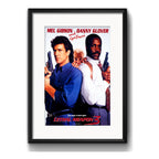 Cuadro Arma Mortal 3 Lethal Weapon Pelicula Con Paspartú Marco Negro