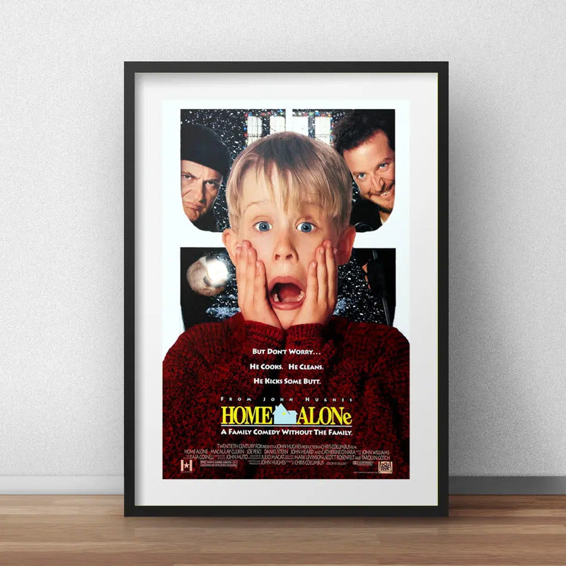6 Cuadros Peliculas 90's Cinema Spielberg Disney C/ Paspartú Marco Negro