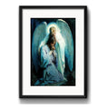 Cuadro Jesús Cristo Senor Dios Arte Decoracion Con Paspartú La Agonía En El Jardín De Frans Schwartz 1898 Con Marco Negro
