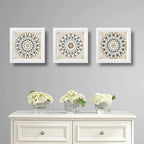 Set 3 Cuadros Mandalas Nude Arte Boho Zen Decoracion