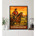 Cuadro Tacuarembó La Patria Gaucha Uruguay Arte Decoracion La Vida En El Campo Negro