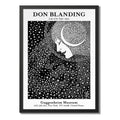 Cuadro Para Living Cocina Estudio Decoracion Moderna Black Don Blanding Blanco Y Negro Con Marco Negro